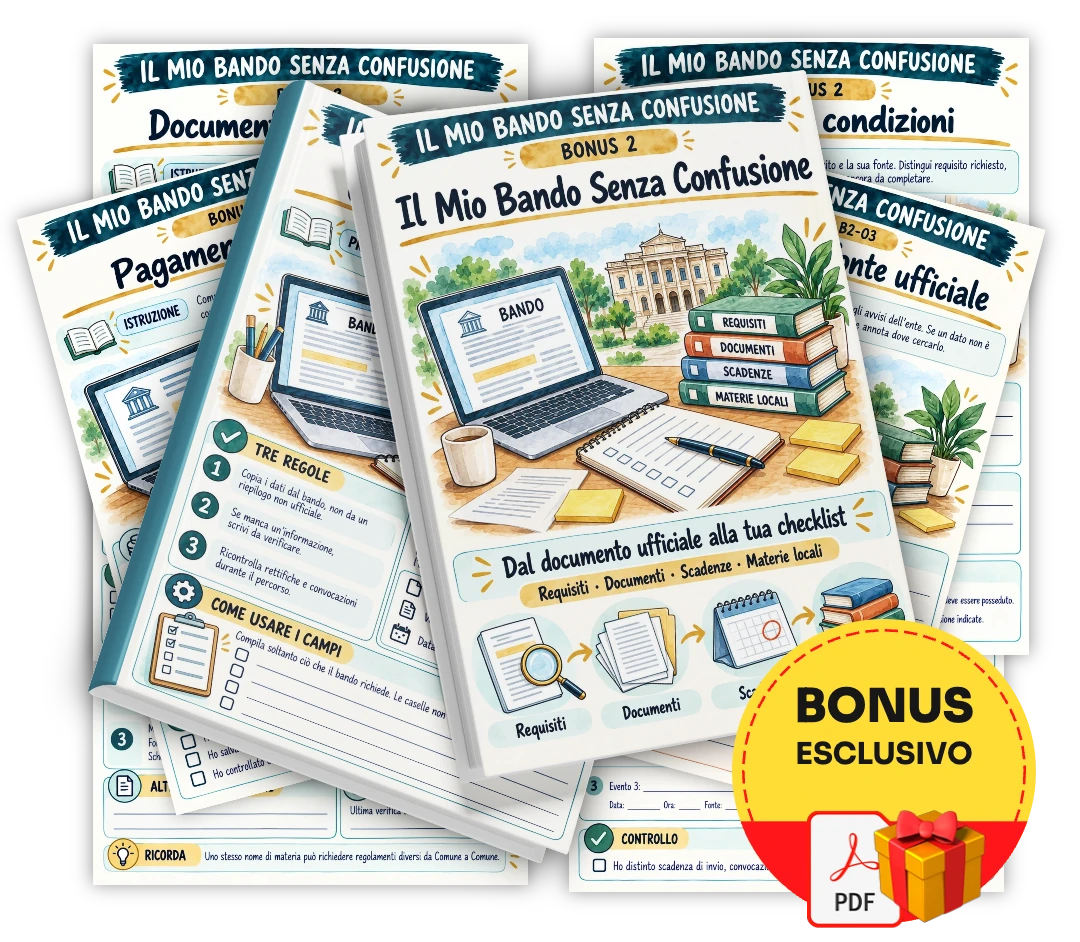 Il Mio Bando Senza Confusione — Bonus 2