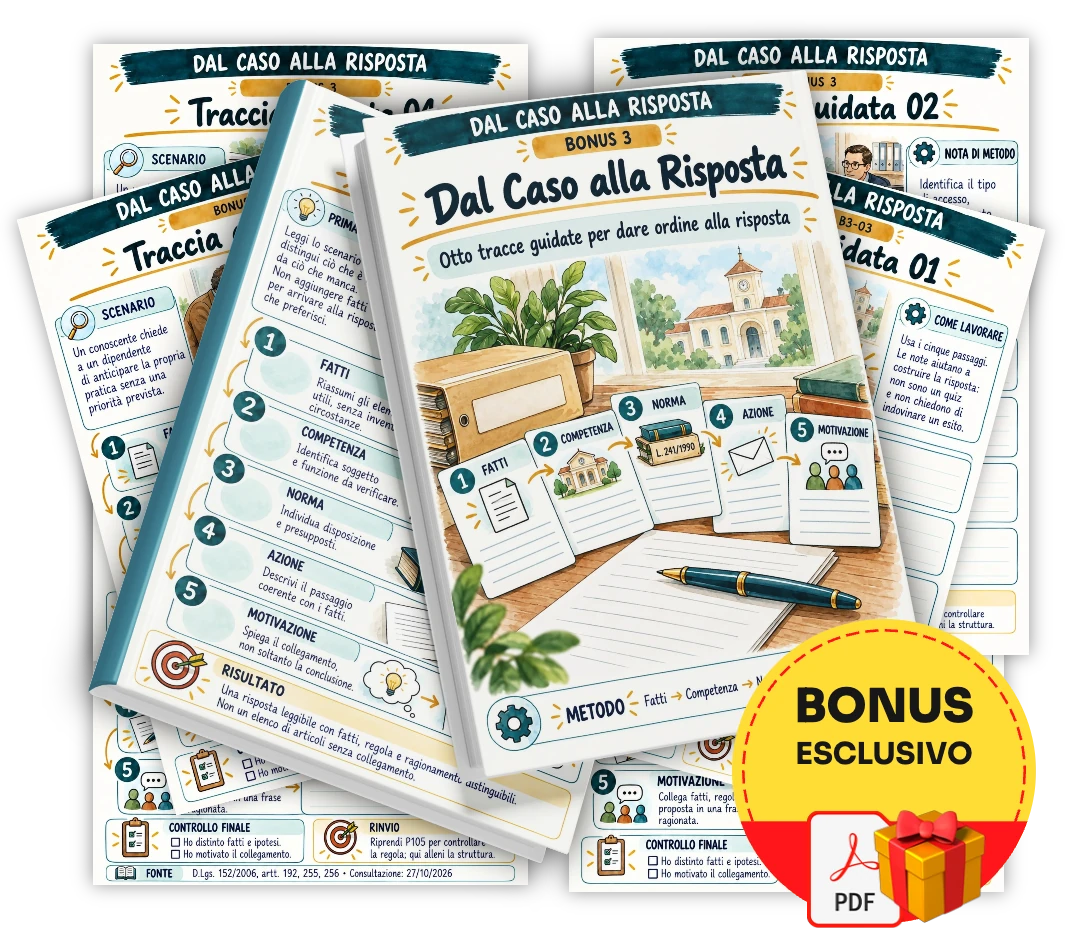 Dal Caso alla Risposta — Bonus 3