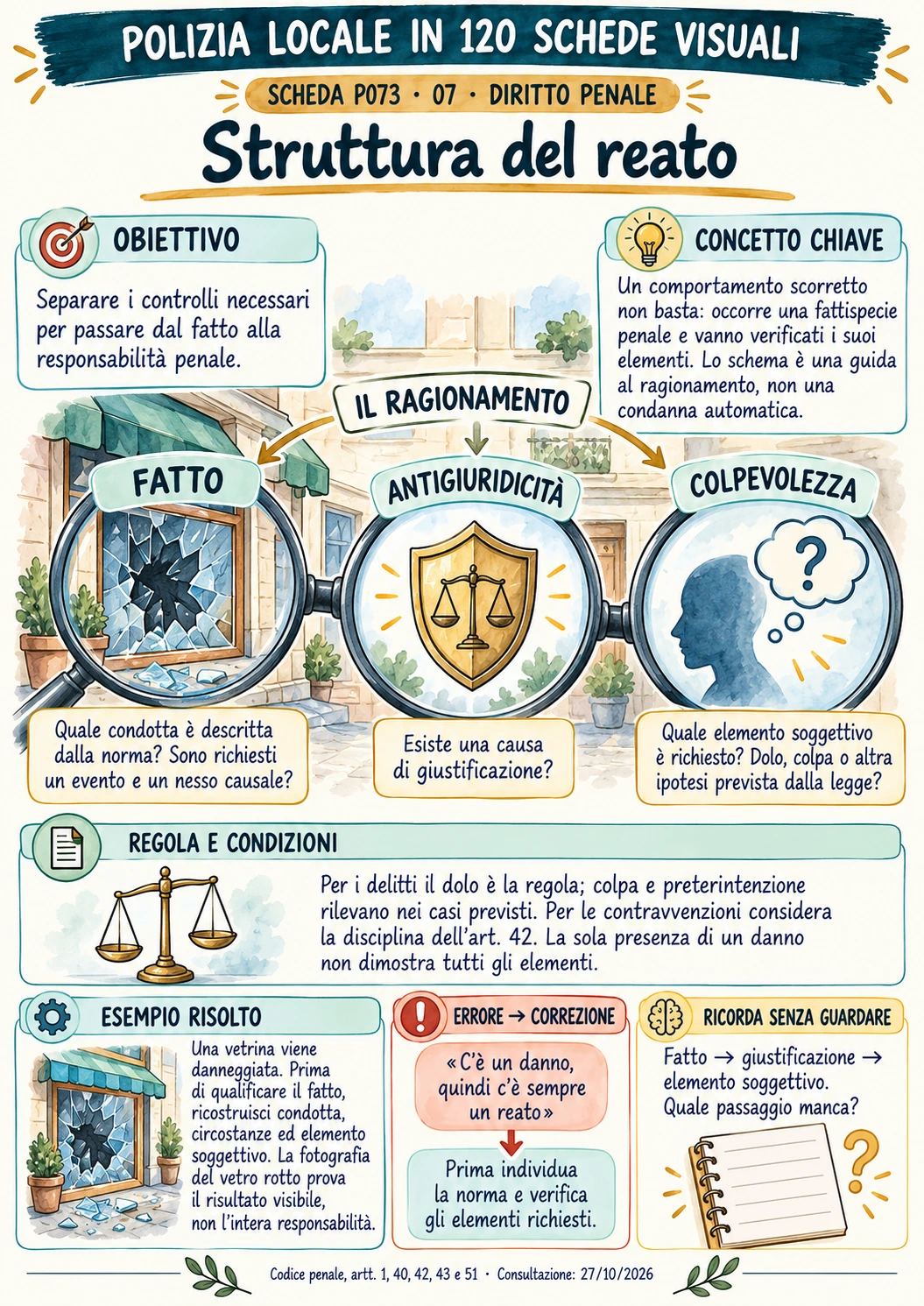 Struttura del reato — anteprima della scheda
